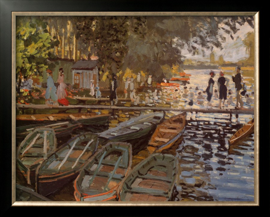 Bathers at la Grenouillere - Claude Monet Paintings